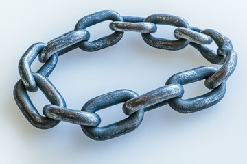 Obraz premium Chain in form of the circle. 