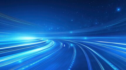 Abstract Digital Pathway of the Future