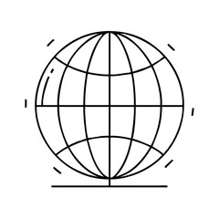 globe icon icon, globe icon vector illustration-simple illustration of globe icon, perfect for globe icon logos and icons