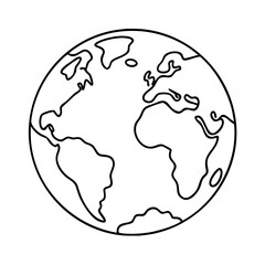 glossy earth icon, glossy earth vector illustration-simple illustration of glossy earth, perfect for glossy earth logos and icons