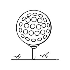golf ball icon icon, golf ball icon vector illustration-simple illustration of golf ball icon, perfect for golf ball icon logos and icons
