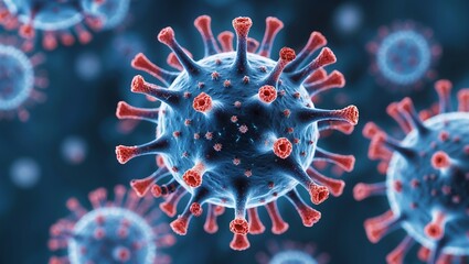 Intricate details of a virus in microscopic world