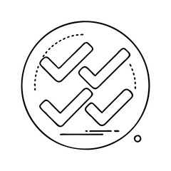 green ticks ign in circle icon, green ticks ign in circle vector illustration-simple illustration of green ticks ign in circle, perfect for green ticks ign in circle logos and icons