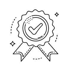 guarantee icon, guarantee vector illustration-simple illustration of guarantee, perfect for guarantee logos and icons