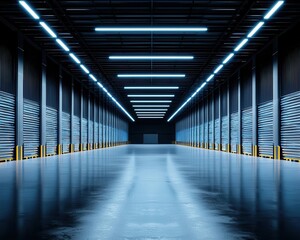 Smart warehouse with appcontrolled energy and lighting systems, Industrial Real Estate  Warehouses  Sustainable Architecture, digital energy management