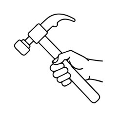 hammer icon, hammer vector illustration-simple illustration of hammer, perfect for hammer logos and icons