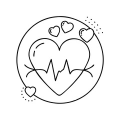 heart icon icon, heart icon vector illustration-simple illustration of heart icon, perfect for heart icon logos and icons