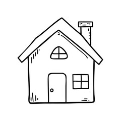 house icon, house vector illustration-simple illustration of house, perfect for house logos and icons