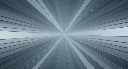 Abstract Radial Pattern Creating A Convergence Of Shades Of Gray