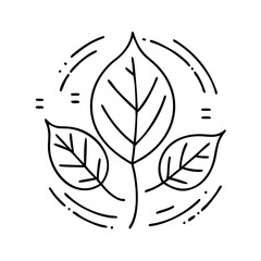 leaf icon icon, leaf icon vector illustration-simple illustration of leaf icon, perfect for leaf icon logos and icons