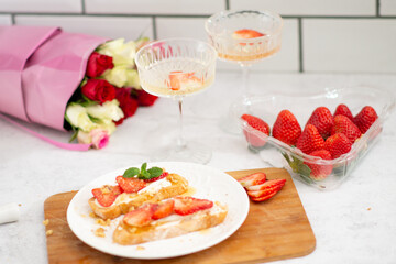 strawberry snack for valentine's day