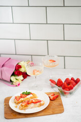 strawberry snack for valentine's day