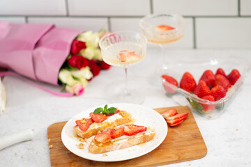 strawberry snack for valentine's day