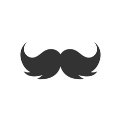 Black mustache icon