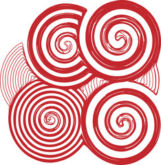 seamless background with circles