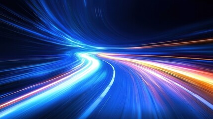 Abstract Speed and Light Trails