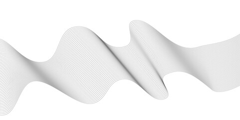 Abstract wave element for design. Digital frequency track equalizer. Stylized line art background. Abstract business and technology background with black lines wave stripe design