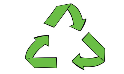 Obraz premium World pollution day recycle bin reuse green color object environment garbage symbol environment industry trash waste junk dirty global zero waste july month World pollution day protection rubbish junk