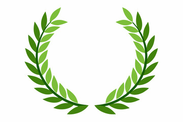 laurel wreath vector illustration