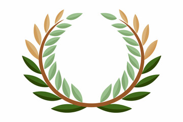 laurel wreath vector illustration