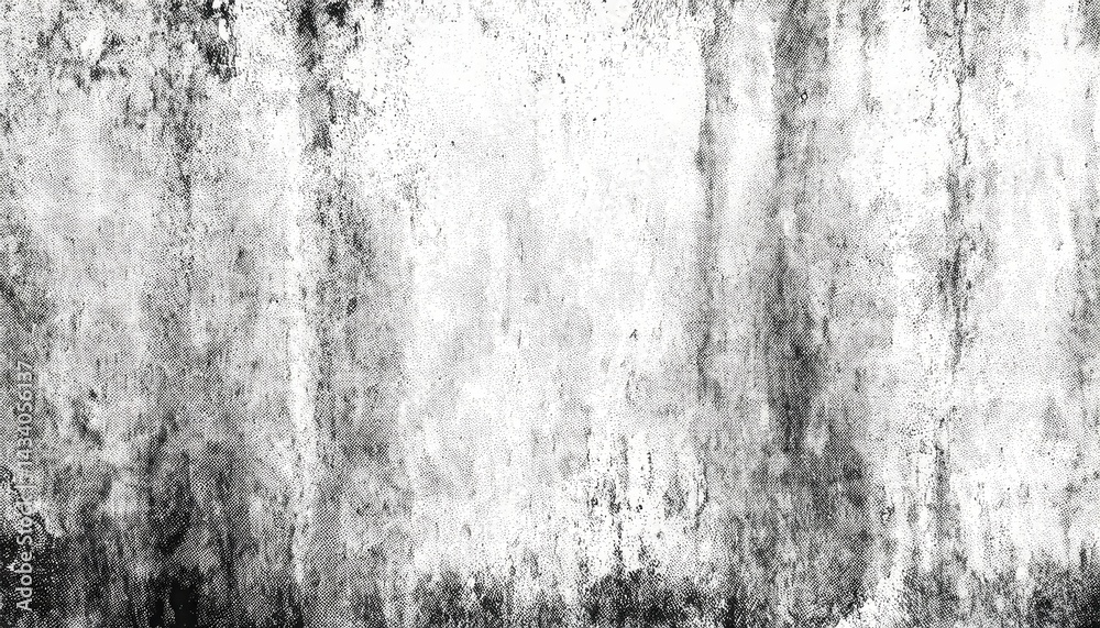 Aufkleber grunge white and black fractured background for web design and print media use, showcasing a distressed monochrome texture with high contrast and aged appearance


