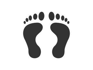 Foot vector icon for free download