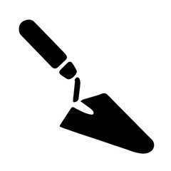cement shovel building equipment icon