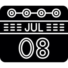 Obraz premium July 8 Icon