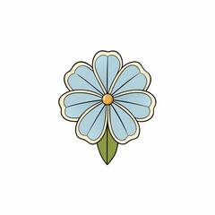 white flower on a white background