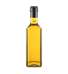 Olive Oil in Bottle Isolated on Transparent Background