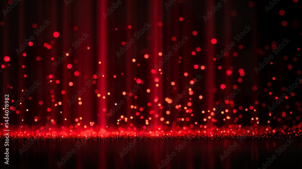 Wall mural light red and black glowing abstract background dynamic energy intense color combination modern desi