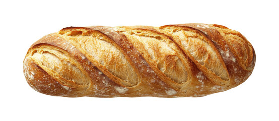 Baking fresh artisan bread bakery food isolated on transparent background