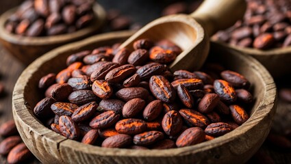 The warmth and richness of roasted cocoa beans