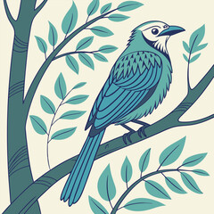 Brid on Cockscomb colorful flowers in the garden blue yellow brid isolated on transparent background cutout
