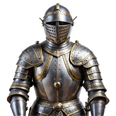 Medieval Knight Armor HighResolution Image of Historical Armor on transparent background