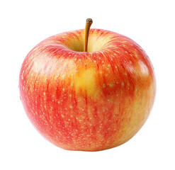 Fresh red apple displayed on food isolated on transparent background