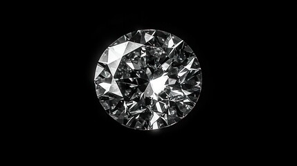 Fototapeta premium Radiant diamond, perfect cut