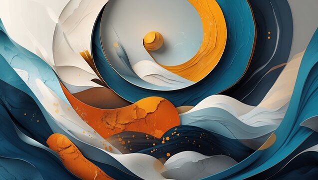 Vibrant abstract representation of the holy spirit