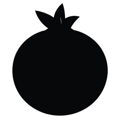vector illustration of a red apple