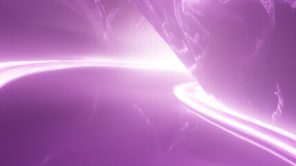 Glowing Purple Abstract Tunnel.