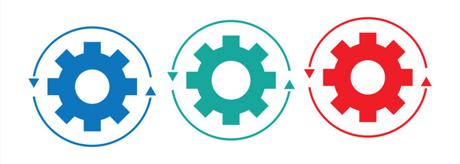 growth icon, symbol or pictogram of efficient workflow concept, vector illustration.