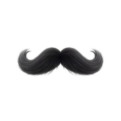 mustache isolated on transparent background PNG