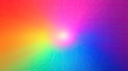 Obraz premium Colorful Abstract Spectrum Burst Background of Orange, Yellow, Pink, Blue, and Green