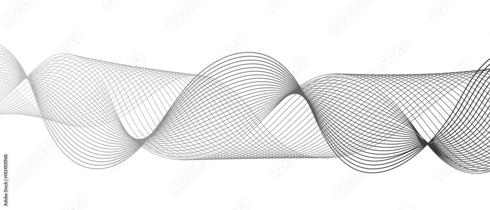 Poster minimalist abstract wave design consisting of smooth. design for brochure, flyer, banner, template, 