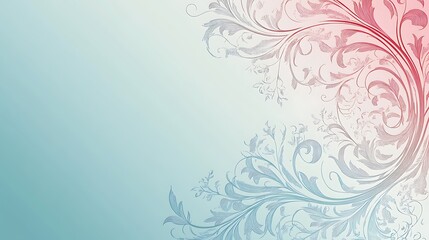 Floral Design with Pastel Background. (2)