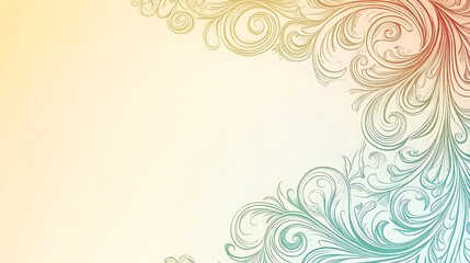 Floral design with pastel background. (4)