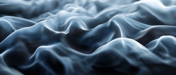 Obraz premium Ethereal waves ripple across the void