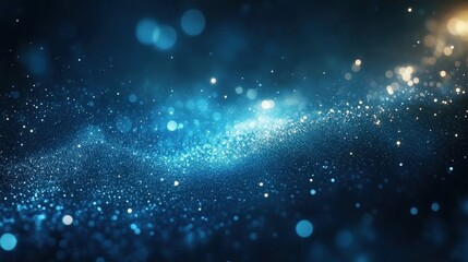 Obraz premium Abstract Cosmic Particle Flow