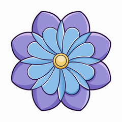 vector illustration of a flower