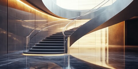 Obraz premium Modern architectural interior design